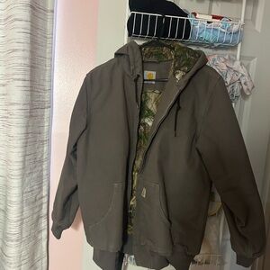 Carhartt Brown Hooded Jacket